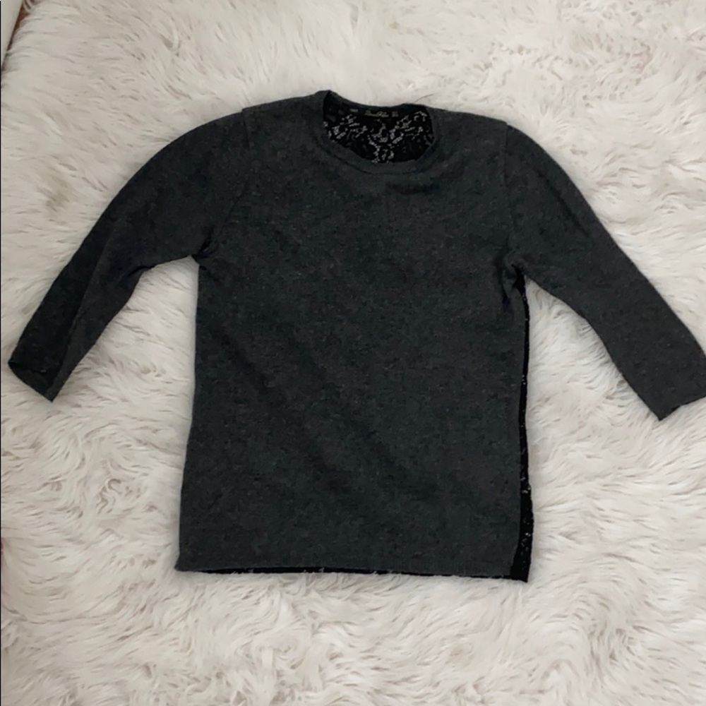 Zara top with lace back